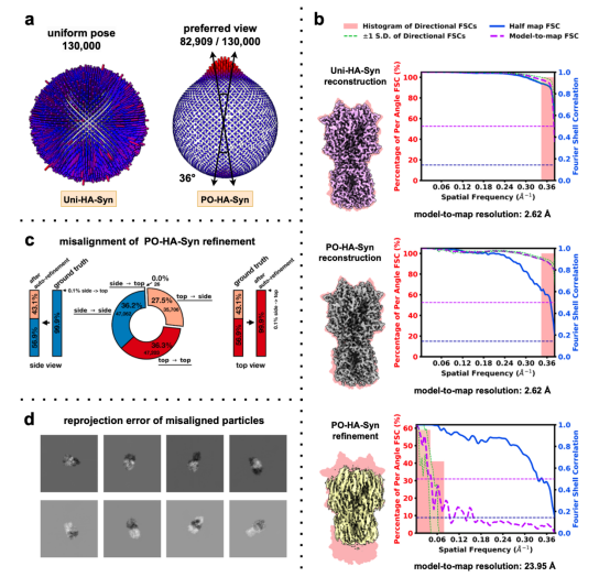CryoPROS: Correcting misalignment caused by preferred orientation using AI-generated auxiliary particles